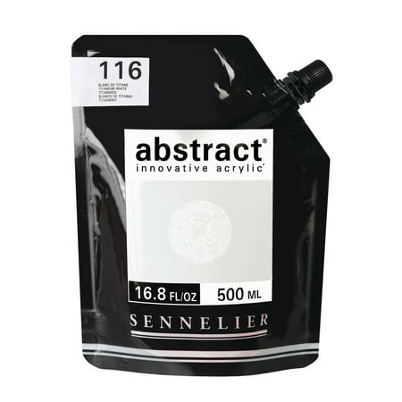 UPC: 3046450041719 | Sennelier Abstract Acrylic 500ml Satin Titanium White