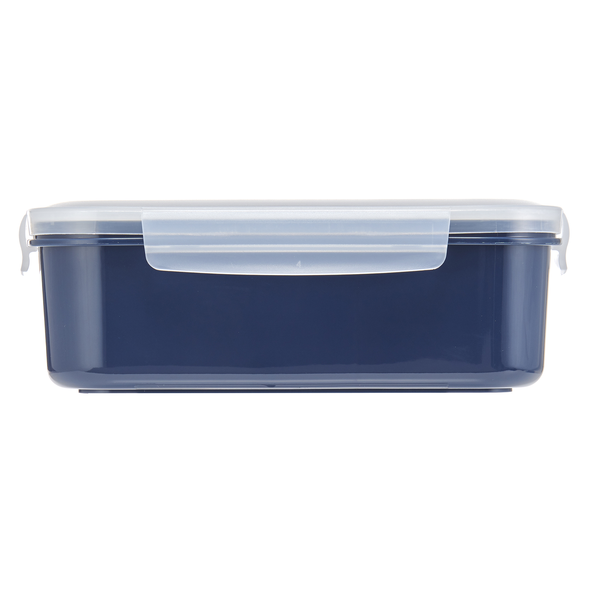 Mainstays Food Storage Container, Rectangle Navy 40oz Capacity