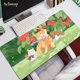 thumbnail image 3 of Alfombrilla de ratón Kawaii para Gamer, alfombrilla grande y bonita para teclado de verano, alfombra rosa con personalidad de Anime, alfombrilla de escritorio para ordenador portátil XL de goma, 3 of 5