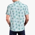 thumbnail image 4 of Balery Sea Turtle Printed Men’s Short Sleeve Polo Shirt, Midweight Men's Shirt,Golf Polo shirts -3X-Large, 4 of 9