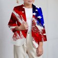 thumbnail image 2 of Girls' Independence Day Printed Suit Jacket, 2 of 5