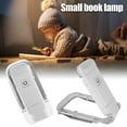 thumbnail image 1 of USB Rechargeable Book Reading Light with 200mAh Battery and 2 Dimmable Brightness LED Clip on Book Light Eye-Protection Bookmark Read Light for Reading in Bed Car, 1 of 6