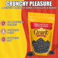 thumbnail image 3 of OZARK NUT ROASTERS, Dark Chocolate Espresso Beans, Coffee-Flavored Snacks, World-Class Gourmet Candied Nuts, Resealable Pack (16.0 oz), 3 of 5