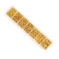thumbnail image 1 of Jump Rings Crafts Making O Ring Closed Craft DIY Jewelry Findings Kit Decoration Components Connector Charm Accessory Handmade Golden, 1 of 6