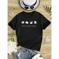 thumbnail image 1 of Girls' Cute Panda Graphic Cotton T-Shirt - Lightweight Summer Short Sleeve Top with "This Is How I Roll" Slogan, 100% Cotton, Pink Casual Playful Animal Print Tee for Youngsters, 1 of 6