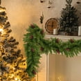 thumbnail image 7 of Hvmvliv 6ft Christmas Norfolk Pine Garland Soft Thicken Xmas Garland Pinecone Realistic Christmas Garlands for Home Decoration Green, 7 of 7