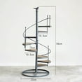 thumbnail image 4 of facefd Multi Tier Wood Flower Rack Plant Stand Holder Bonsai Shelf Home Garden, 4 of 8
