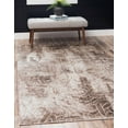 thumbnail image 5 of Unique Loom Sofia Distressed Modern Area Rugs, Brown, 5 of 8
