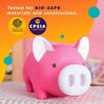 thumbnail image 3 of Unbreakable Plastic Piggy Bank - Kids Piggy Bank for Boys and Girls, 3 of 9