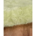 thumbnail image 5 of Riverbay Furniture Transitional Faux Fur Tufted Acrylic 3'x5' Rug in Green, 5 of 5