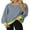03 Green Pink, variant on Sweatshirt for Women Oversized Striped Long Sleeve Crew Neck Casual Loose Pullover Sweaters Tops