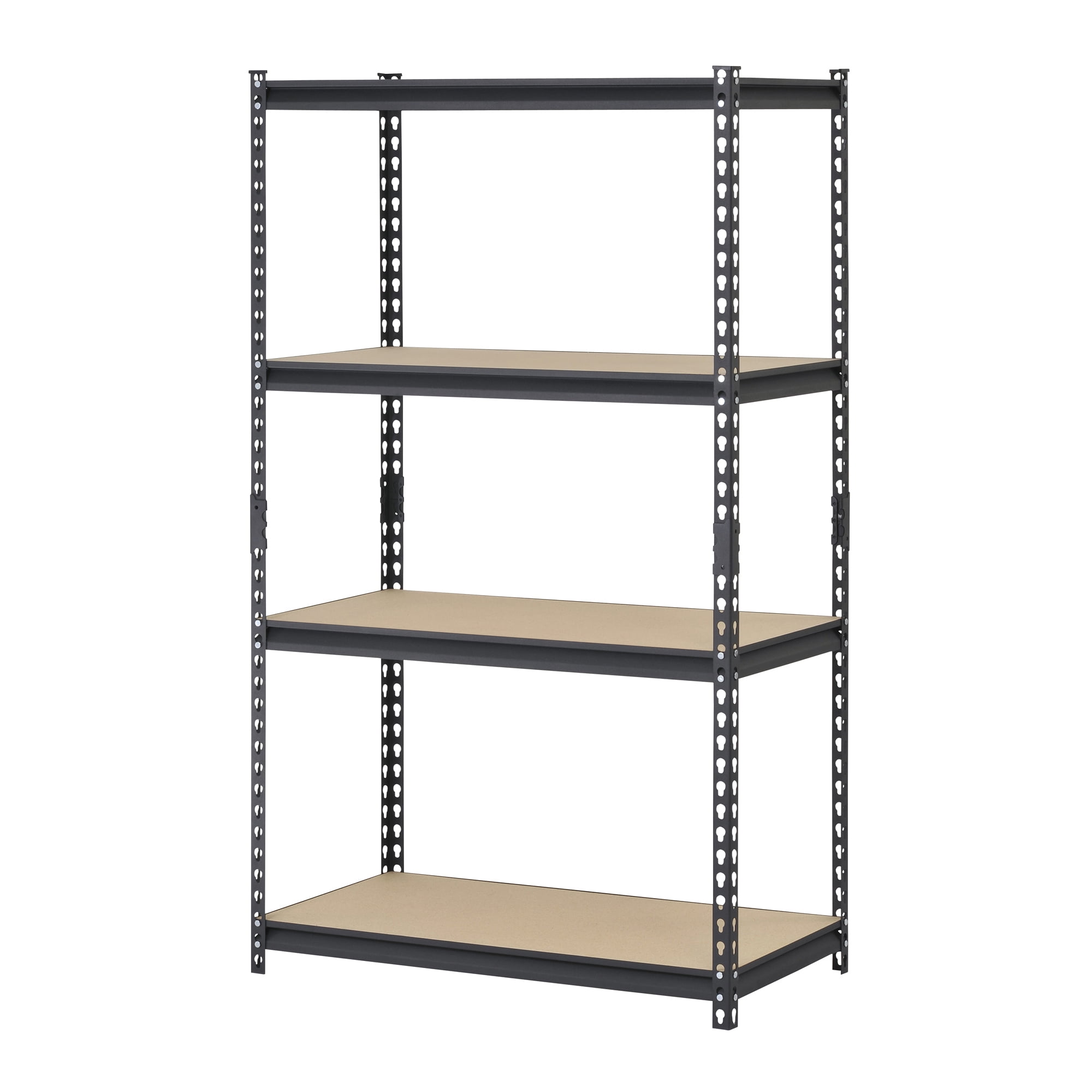 4 Adjustable Shelves Silver Vein Steel Storage Rack 3200 lb 60 Height x 36 Width x 18 Depth, Capacity Pack of 2 
