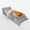 thumbnail image 3 of Ambesonne Fox Bedding Set 4 Pcs, Sleeping Fox Watercolors, Queen, Orange Blue Olive Green, 3 of 3