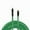 Green, variant on Coluber Cable 3.5 TS Male - RCA Female Audio Interface - Microphone Connector