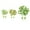 Style A, variant on 100 Pieces 1/75~1/200 Scale Scenery Model Grass Railroad Green Scenery Grass for Style B