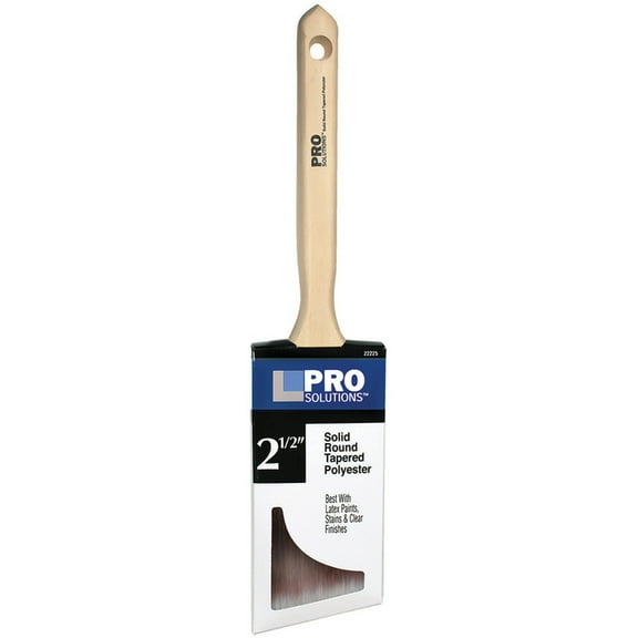 36-Pack of 2-1/2” Pro Solutions 22225 SRT Polyester Paint Brush Angle Sash, Standard Handle