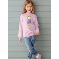 thumbnail image 2 of Girl With A Bouquet Of Flowers Long Sleeve Toddler -Image by Shutterstock,  4 Toddler, 2 of 4