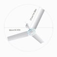 thumbnail image 4 of HLONK DC12V Ceiling Fan 35‘‘/41‘‘ Hanging Ceiling Fan 3Leaves Hanging Fan, 4 of 7
