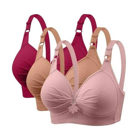 Baodmurt Bras for Women Lounge & Sleep Underwire Lingerie  Underwear  Beige 44ABC