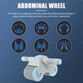 thumbnail image 3 of Automatic Rebound Abdominal Wheel for Core Workout Portable Abdominal Exerciser Domestic Abdominal Roller Wheel Reusable Core Strength Training Ab Roller Equipment Ab Roller Machine for H, 3 of 9
