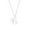 C, variant on TYShandao Women's Classic Silver 26 English Initials Clavicle Chain Pendant Necklace