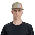 thumbnail image 6 of DouZhe Flat Brim Cap Snapback Hat, Iowa State Seal Flag Prints Adjustable Yellow Adult Baseball Cap, 6 of 7