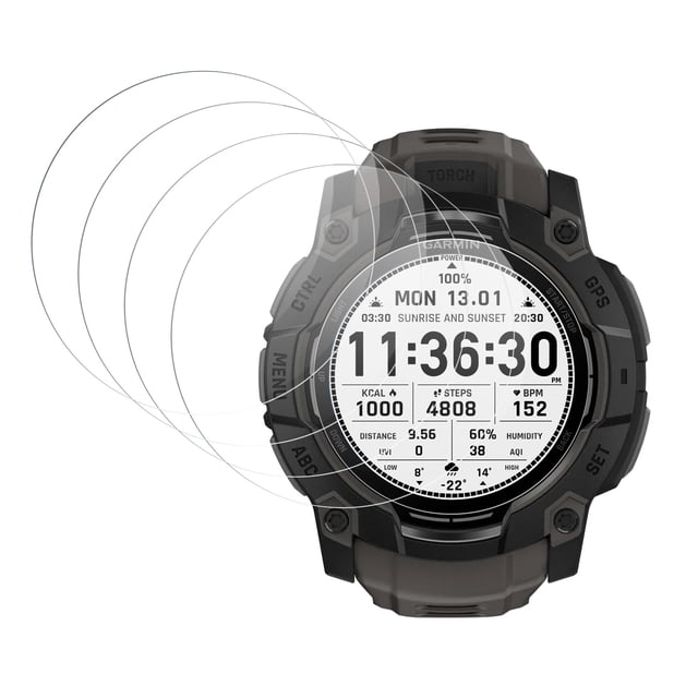 Protector de pantalla Glass Garmin Instinct 3 50mm Joeyu x4