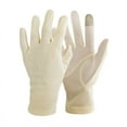 thumbnail image 3 of Guantes de protección solar de color sólido de verano para mujer, guantes sencillos con protección UV para los dedos, guantes antideslizantes para pantalla táctil, 3 of 3