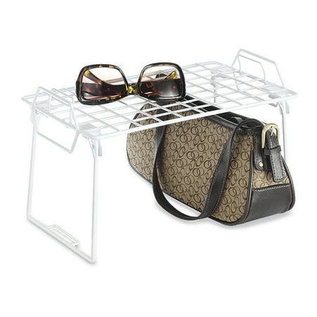 Franke Shelf Grid - Whitmor 6023-3812 Small White Grid Stacking Shelf