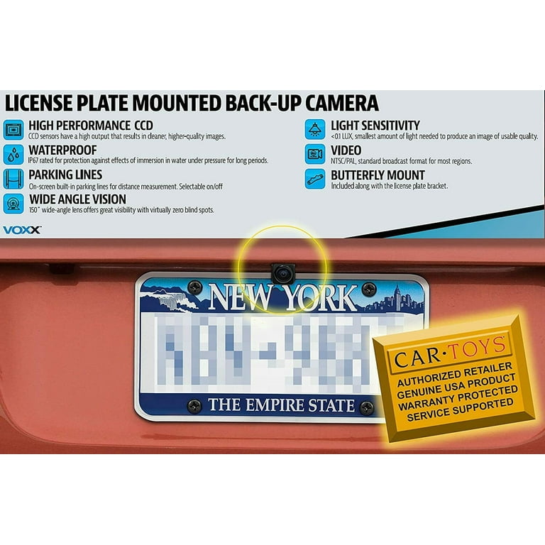 SiriusXM SXV300v1 Connect Vehicle Tuner Kit and Voxx ACAM4 Backup