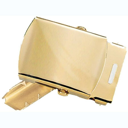 - Gold - Brass Military Web Belt Buckle & Tip