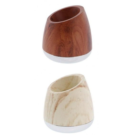 Maquinillas De Afeitar Para Hombre De Grano De Madera De 2 Piezas Soporte De Soporte Para De Afeitar De Base De Maquinilla De Afeitar De Zulema Soporte para afeitadora de seguridad