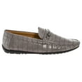 thumbnail image 2 of Franco Vanucci Men's Croco Embossed Driver loafers, 2 of 3