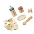 thumbnail image 4 of Ensemble de Repas en Bois Jeu de Rôle Ensemble de Repas Éducatif Biberon en Bois, 4 of 5