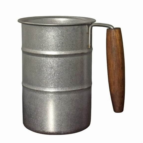 304 Stainless Steel Coffee Cup Industrial Style Beer Mug with Portable Handle Water Drinking Tool Travel Drinkware