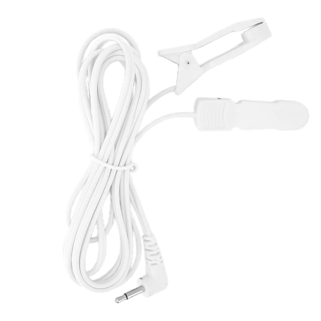 Cable de conexión de electrodos con clip de oreja portátil de 2,5 mm, accesorio para máquina de masaje digital TENS