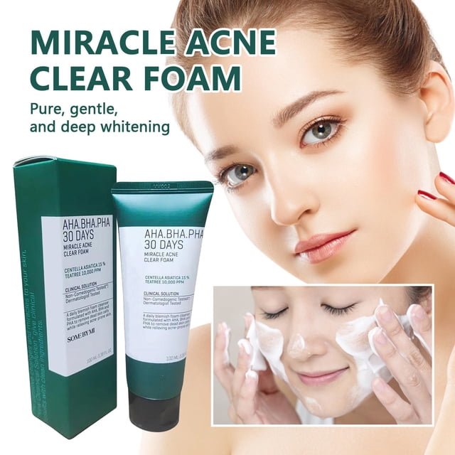 Limpiador facial Limpieza profunda Limpiador de té Limpiador de acné