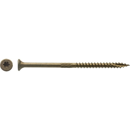 

Western Builders Supply Big Timber Bronze Flat Head Wood Screw #9 X 3-1/8 In.