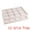 Light Pink-12 Grid Tray, variant on Unique Bargains 2pcs Stackable Velvet Jewelry Organizer Trays with Removable Dividers Light Pink-Flat Tray