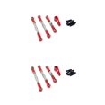 thumbnail image 4 of Coches RC 1/12 Ounissouiy Barra de dirección Reemplazo kit piezas WLtoys 12401 12402 Rojo 2Conjunto, 4 of 6