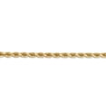 thumbnail image 5 of Auriga Fine Jewelry 14K Yellow Gold 4 mm Diamond-cut Rope Chain Necklace for Women 16", 5 of 7