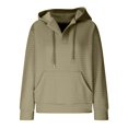 thumbnail image 4 of Mohiass Hoodies for Women 2025 Winter Y2K Hooded Sweatshirts Fashion Cute Oversized Pullover Tops Khaki 2XL, 4 of 7