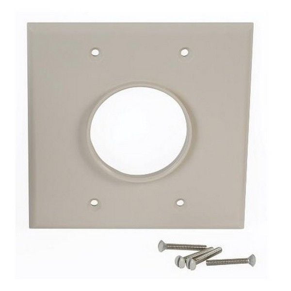 Midlite Products Double Gang Wireport Cable Pass Through Wall Plate