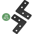 thumbnail image 4 of L Shape Flat Mending Plates, Flat Corner Braces, Right Angle Photo Frame Bracket, Black, 4 of 4