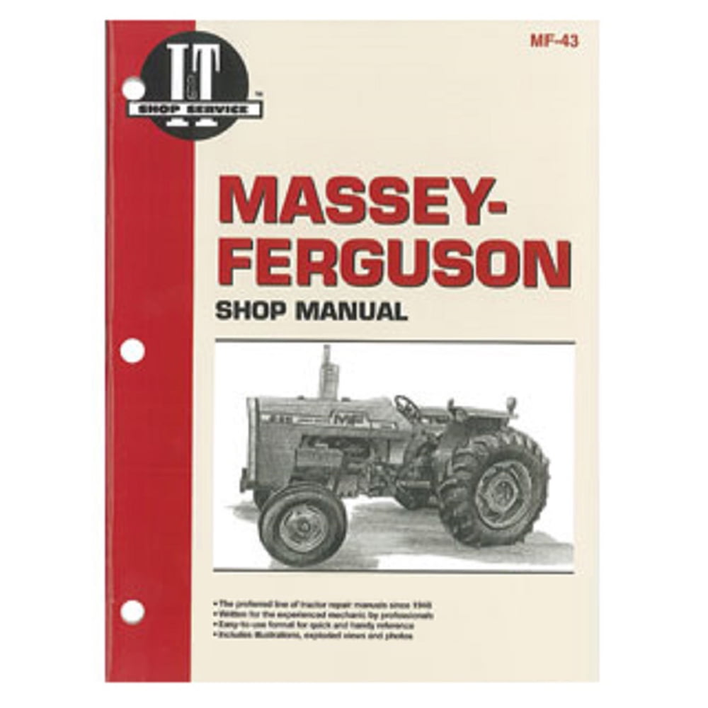 Shop Manual Fits Massey Ferguson Itmf43 Replaces 848 1635 Mf 43 Mf43 Smmf43 Walmart Com