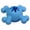 Blue, variant on Pet Life ® 'Quadra-Bone' TPR Treat Dispensing Durable Dog Toy