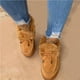thumbnail image 4 of Qarigey Botas planas de moda informal para mujer, zapatos cálidos de invierno, botas planas de gamuza para la nieve, zapatos de plataforma mocasines Calzado Numero 3 Qarigey AP007081-03, 4 of 6
