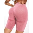 thumbnail image 3 of Luxtrada Women's Activewear Solid Workout Cycling Yoga Running High Waist Pants Biker Shorts, 3 of 6