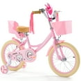 thumbnail image 1 of VEVOR Kids Bike 16 Inches Princess Style Children Bicycle for Girls Aged 4-8, 1 of 9