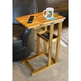 thumbnail image 3 of Casual Contemporary Living Solid Acacia C Table with Storage Tray- Natural, 3 of 6